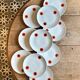 Set of 10 vintage dinner plates, Scherzer Bavaria