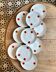 Set of 10 vintage dinner plates, Scherzer Bavaria