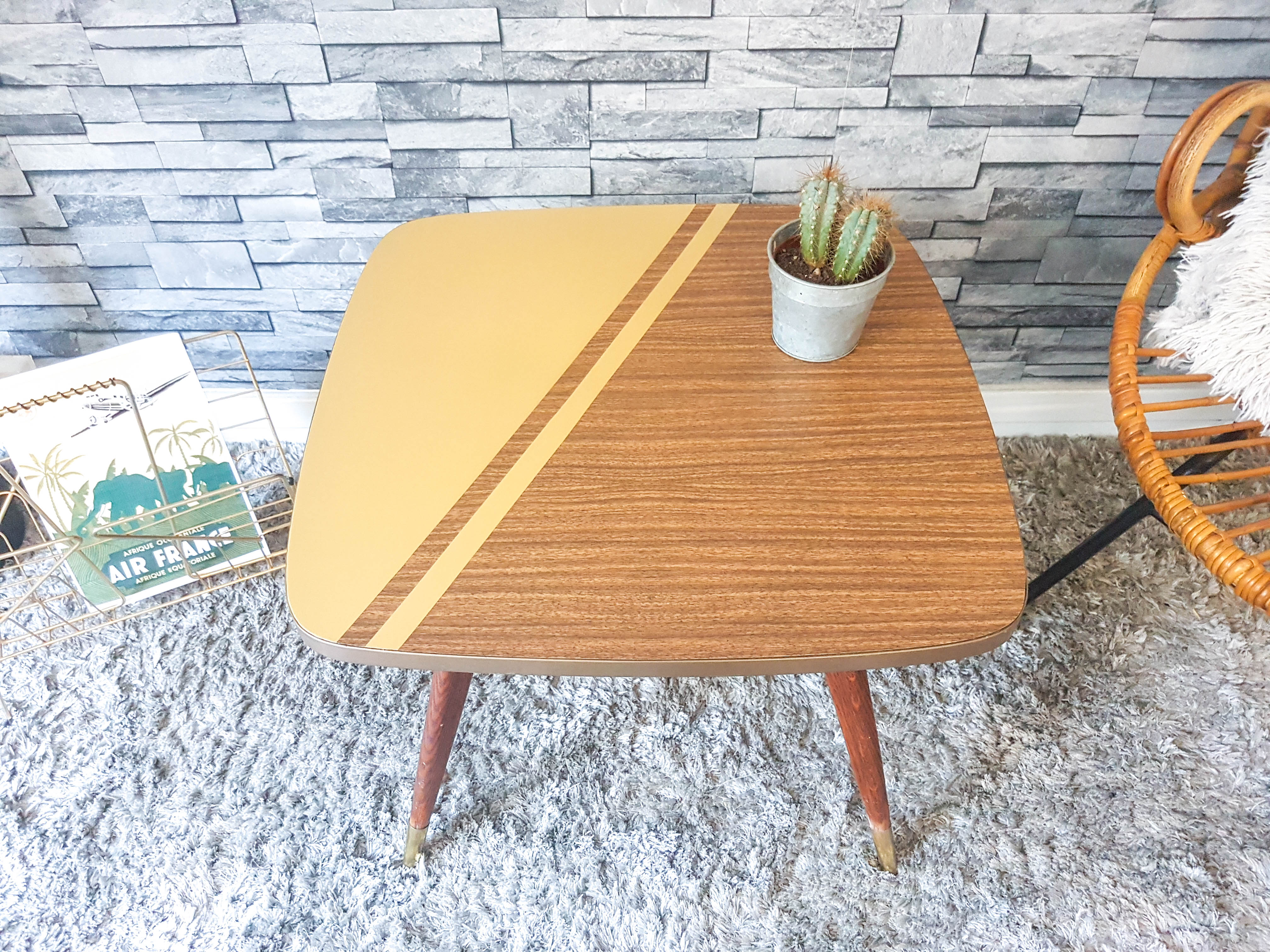 Vintage coffee table in formica 60/70
