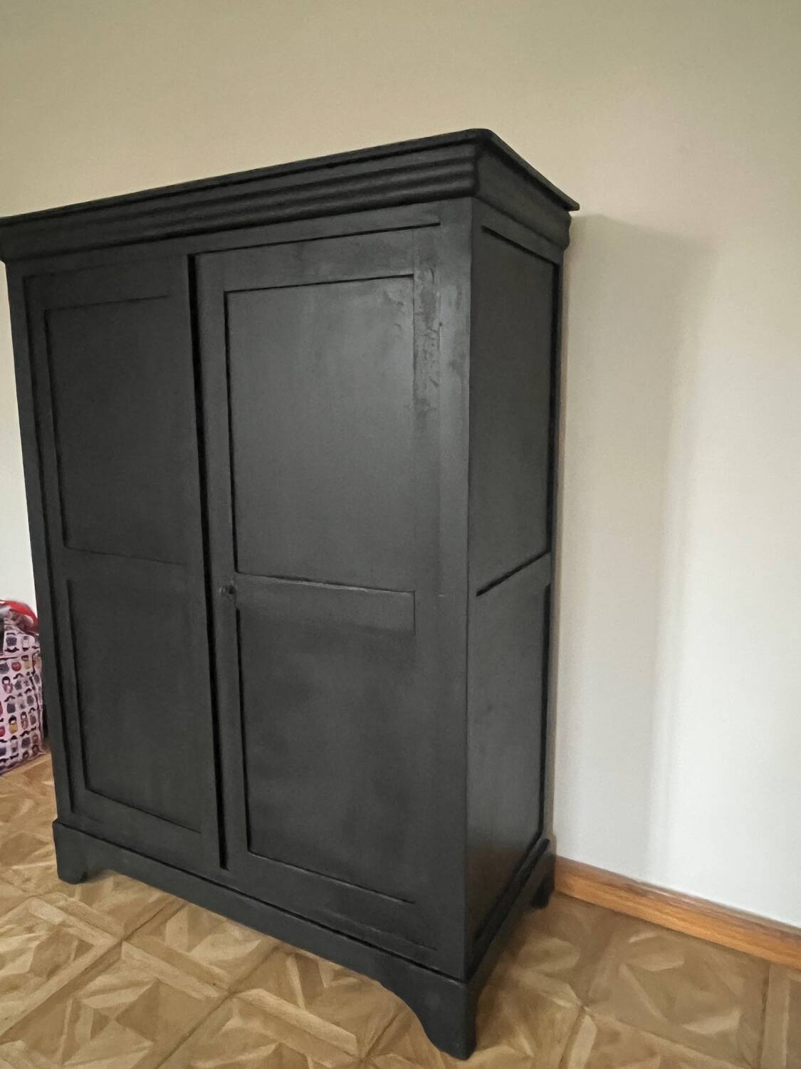 Parisian black velvet wardrobe
