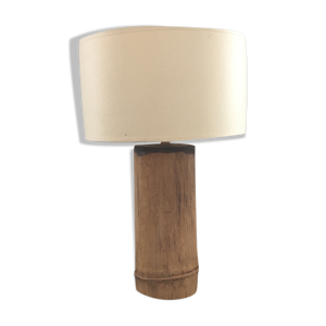 lampe pied bambou véritable