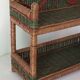 Vintage wicker wall shelf
