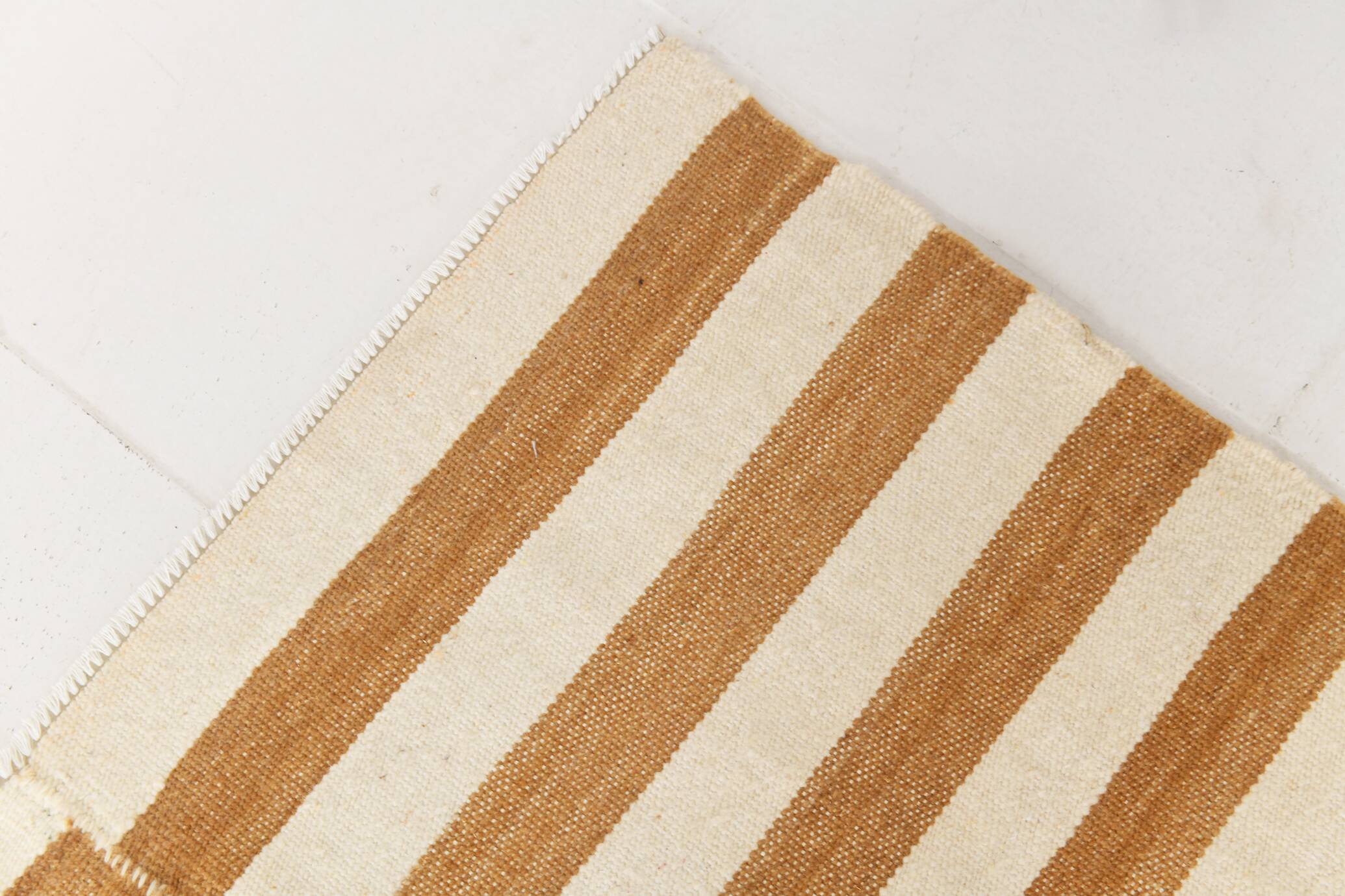 8x10 Beige & Bronze Contemporary Kilim Rug, 229x311Cm SK 35061