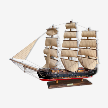 Decorative wooden sailing boat Fragata siglo XVIII