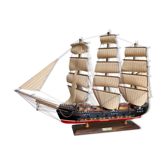 Decorative wooden sailing boat Fragata siglo XVIII