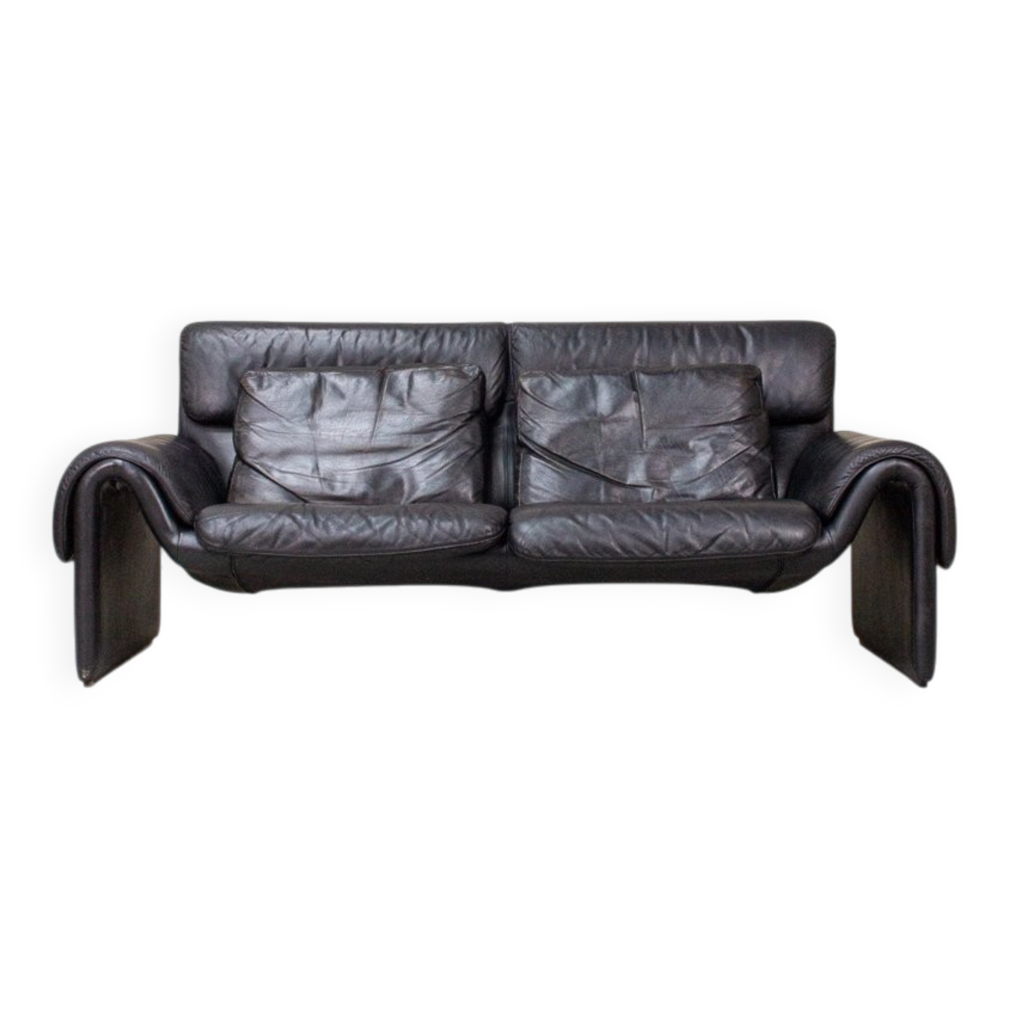 Vintage 2011 Two-Seater Leather Sofa by de Sede, 1983