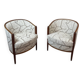 Fauteuils Art Deco refait