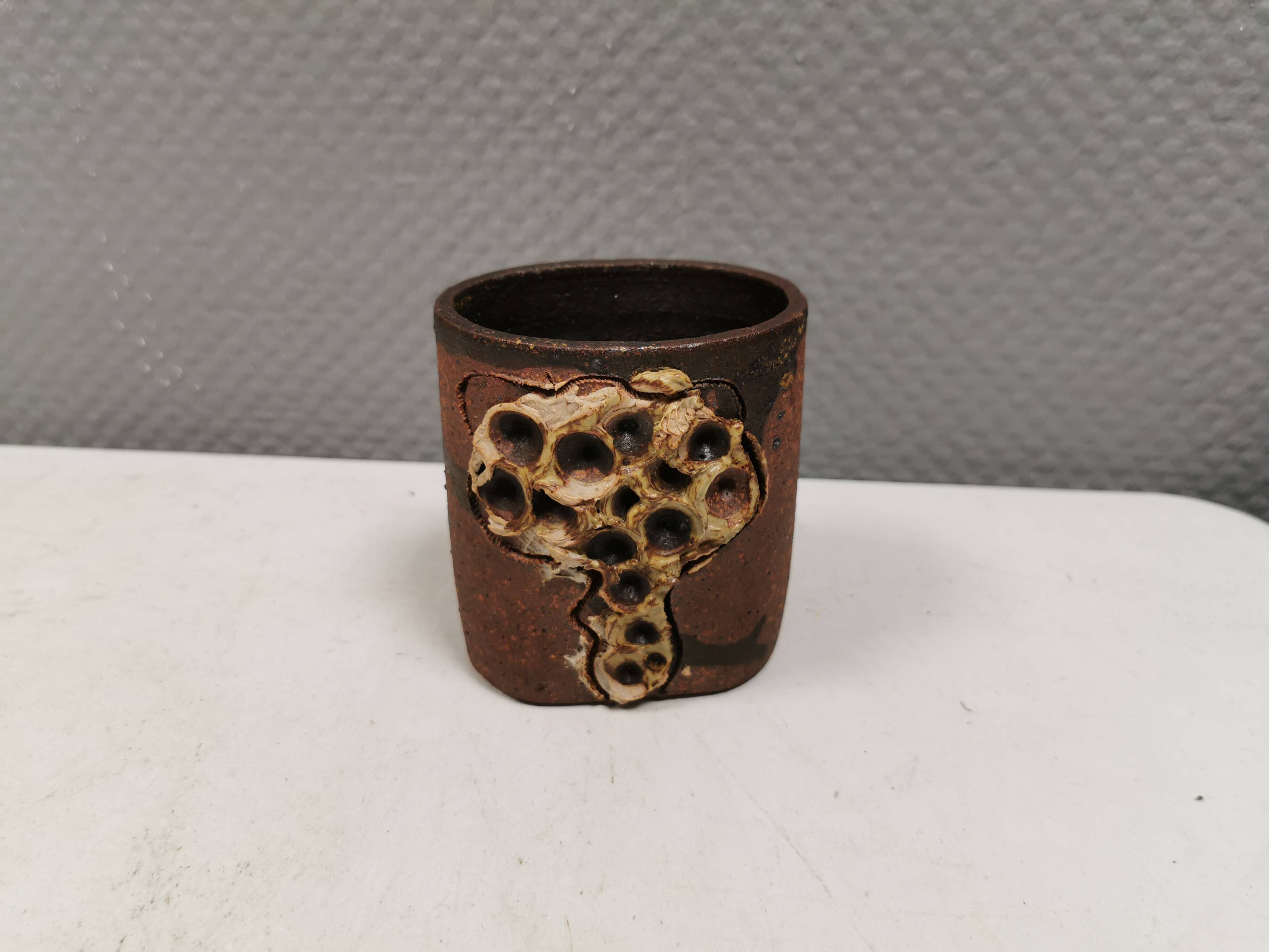 Ceramic vase designed by Bodil Marie Nielsen in the 60s.
