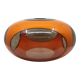 luigi colani plexiglass orange ufo space age pendant chandelier, 1970