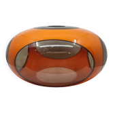 lustre à suspension de luigi colani plexiglass orange ufo space age, 1970