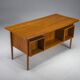 Danish Teak Desk by Peter Lovig Nielsen for Hedensted Mobelfabrik, 1972