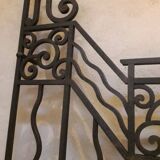 Grilles portail portes anciennes fer forgé XX° Art Déco
