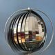Lampe de table uplighter « Cup » en métal, couleur argent