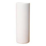 White ceramic scroll vase by Pino Spagnolo for Sicart Italy, 1970s