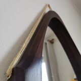 Italian teak mirror