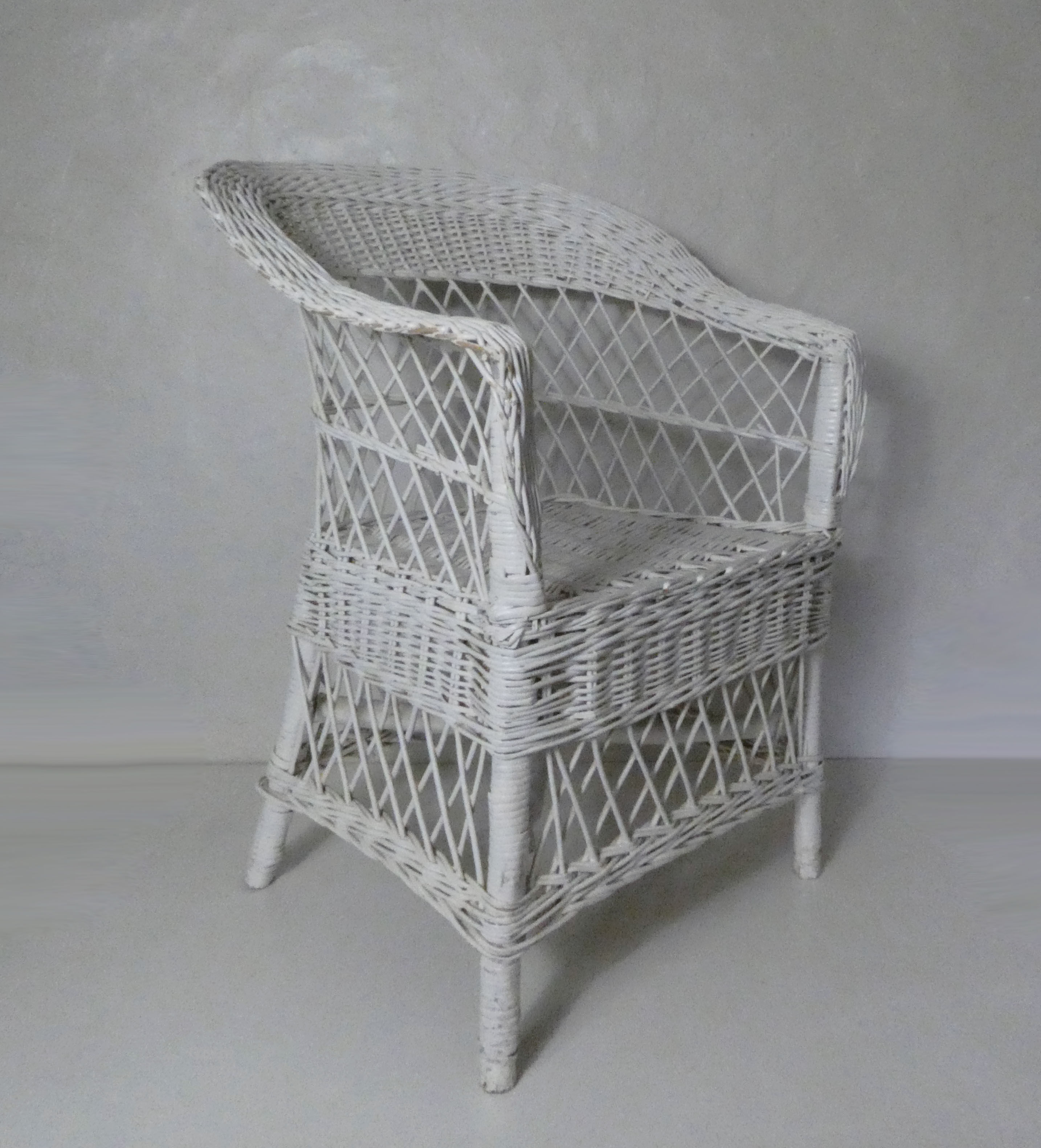 Rattan armchair
