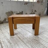 Solid elm bedside table Maison Regain