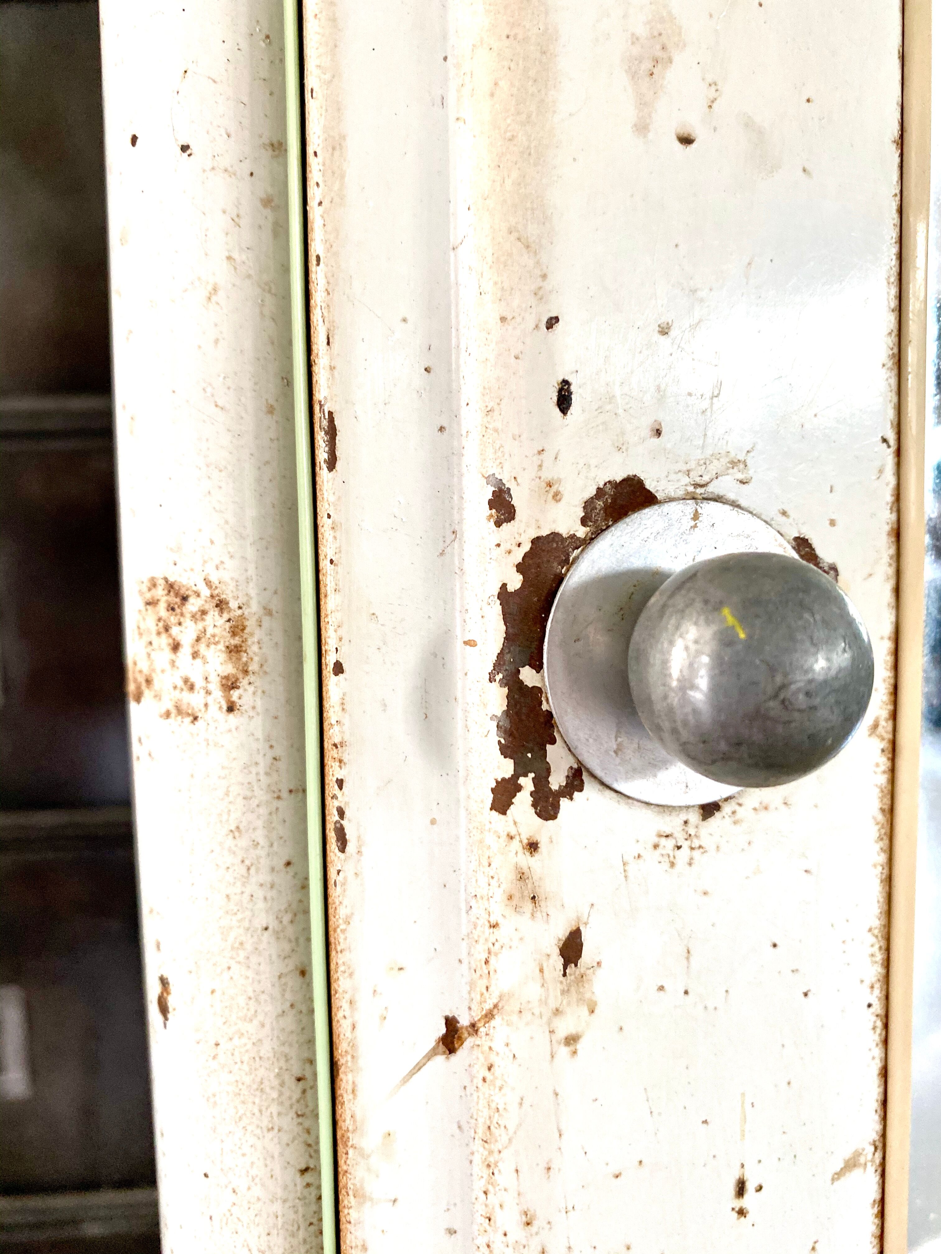 Vintage metal medicine cabinet