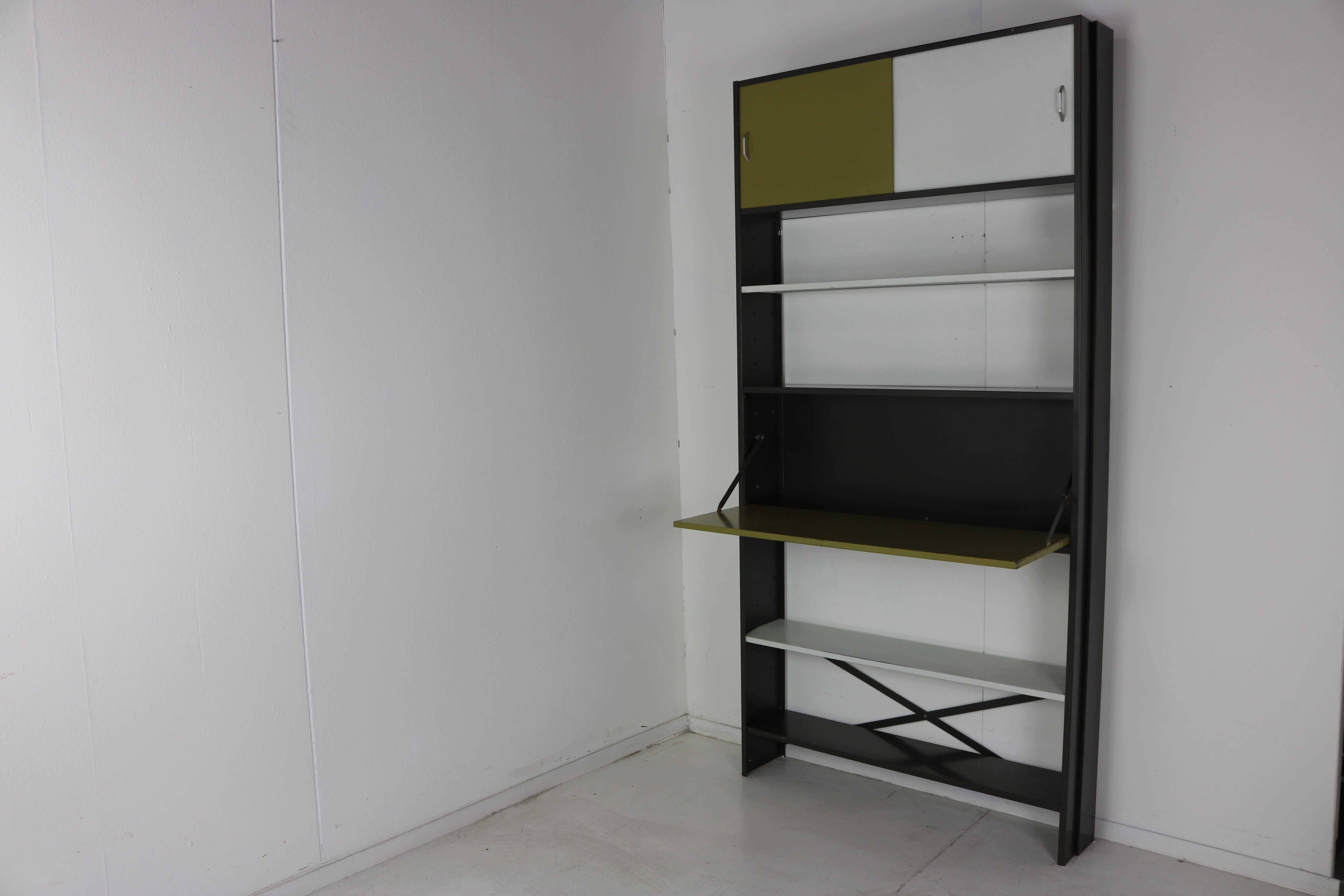 Shallow bookcase by tjerk reijenga for pilastro