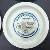 St Amand earthenware cheese plates, Fromages de France series