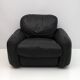 Pair of Piumotto Italian Leather Armchairs by Arrigo Arrighi for Busnelli,