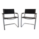 Pair of MG5 cantilever armchairs 60s/70s