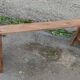 Oak farm bench, 158 cm