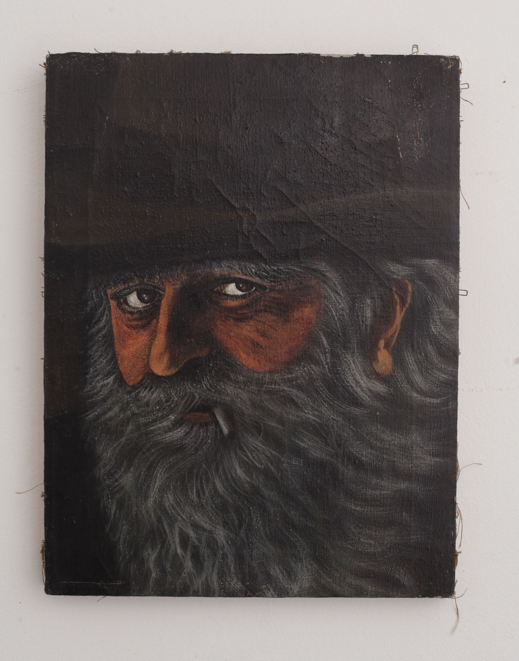 Old oil portrait - man