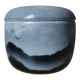 Blue covered pot with virebent