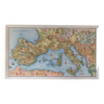 Belle carte géographique des vins de méditerranée