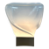 Murano blown glass lamp by Leucos 1970s