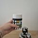Set of 4 Mondrian design mugs