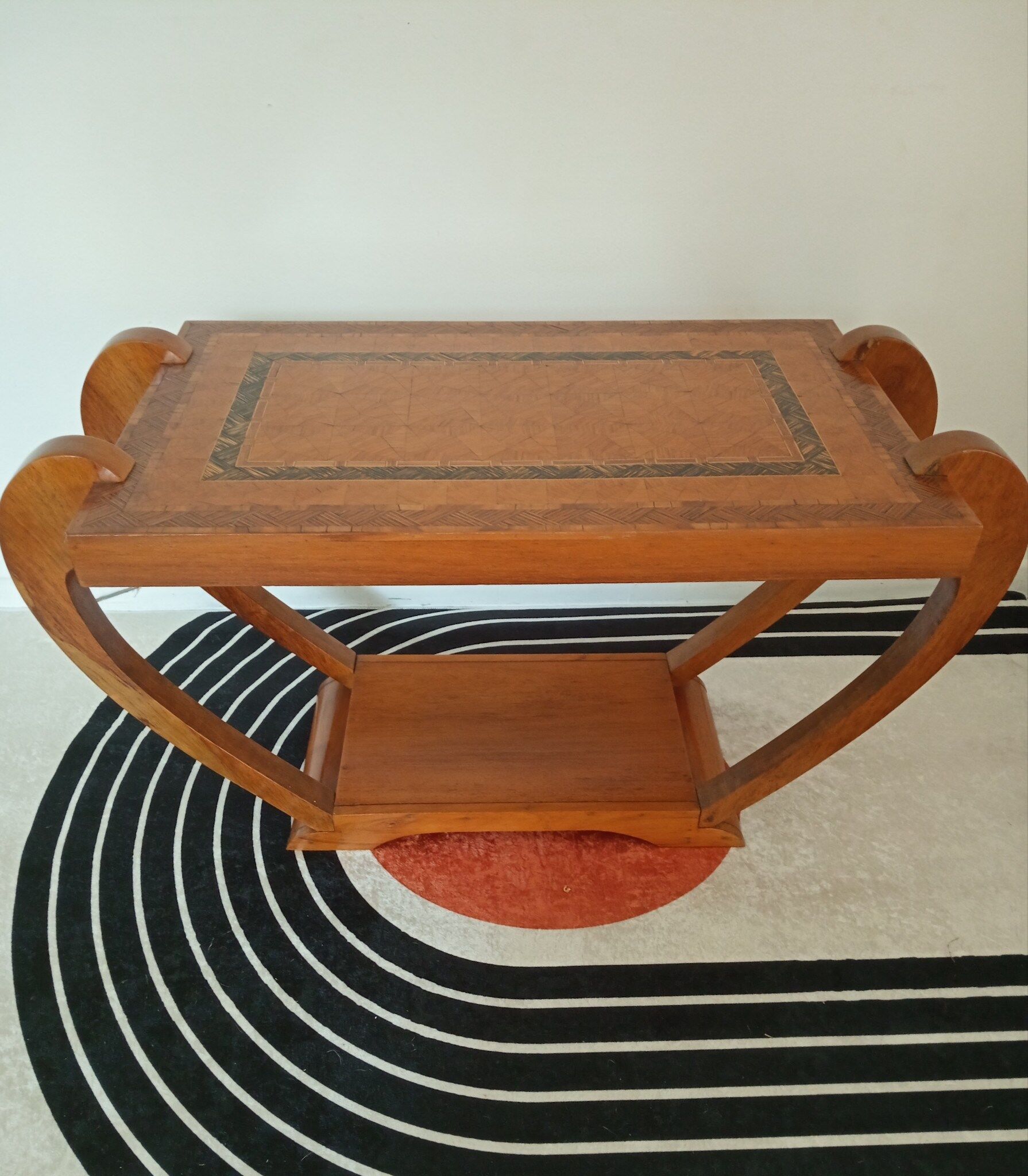 Inlaid coffee table