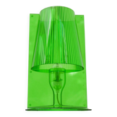 Take table lamp in green transparent polycarbonate by Ferruccio Laviani for Kartell, 2003