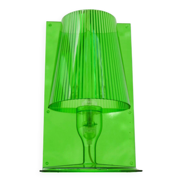 Lampe de table en polycarbonate transparent vert par Ferruccio Laviani pour Kartell, 2003.
