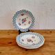 Set of 5 Digoin Sarreguemines deep plates, Bastia model