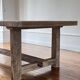 Kingstone farmhouse table in solid oak - 350 cm long