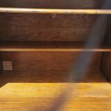 Vintage bamboo bar cabinet