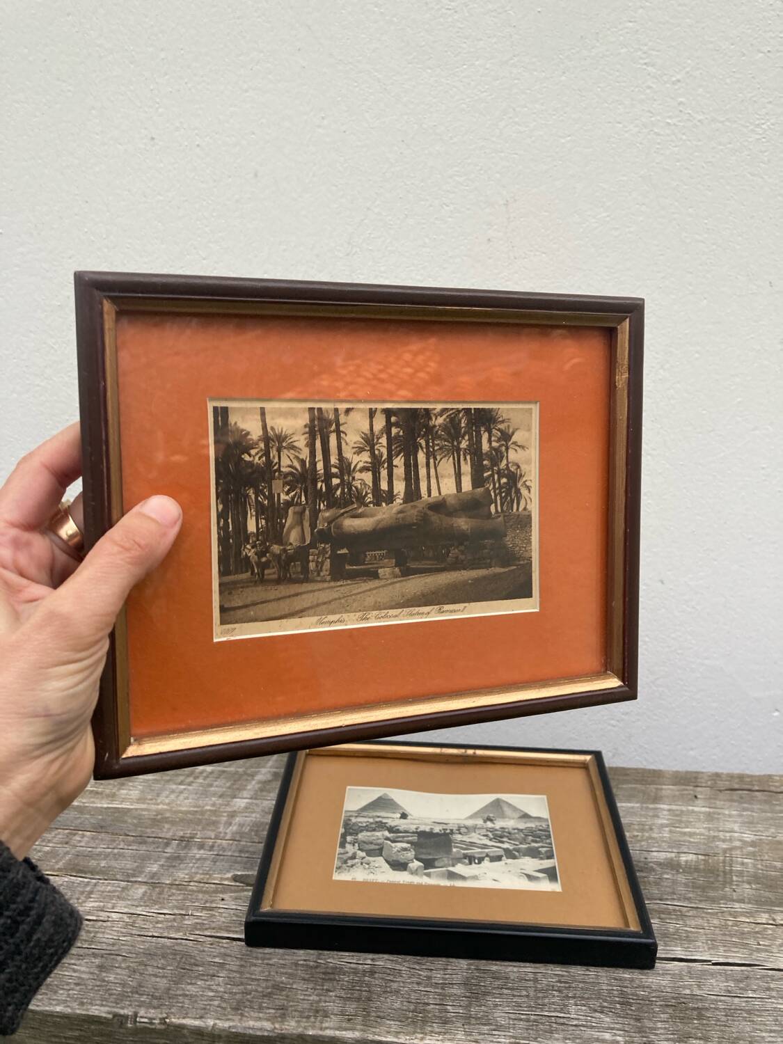 Pair of small frames seen from Egypt