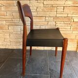 Vintage Scandinavian chair from the 1960s, teak Niels Otto Møller chair.