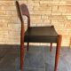 Vintage Scandinavian chair 1960 teak Niels Otto Møller chair