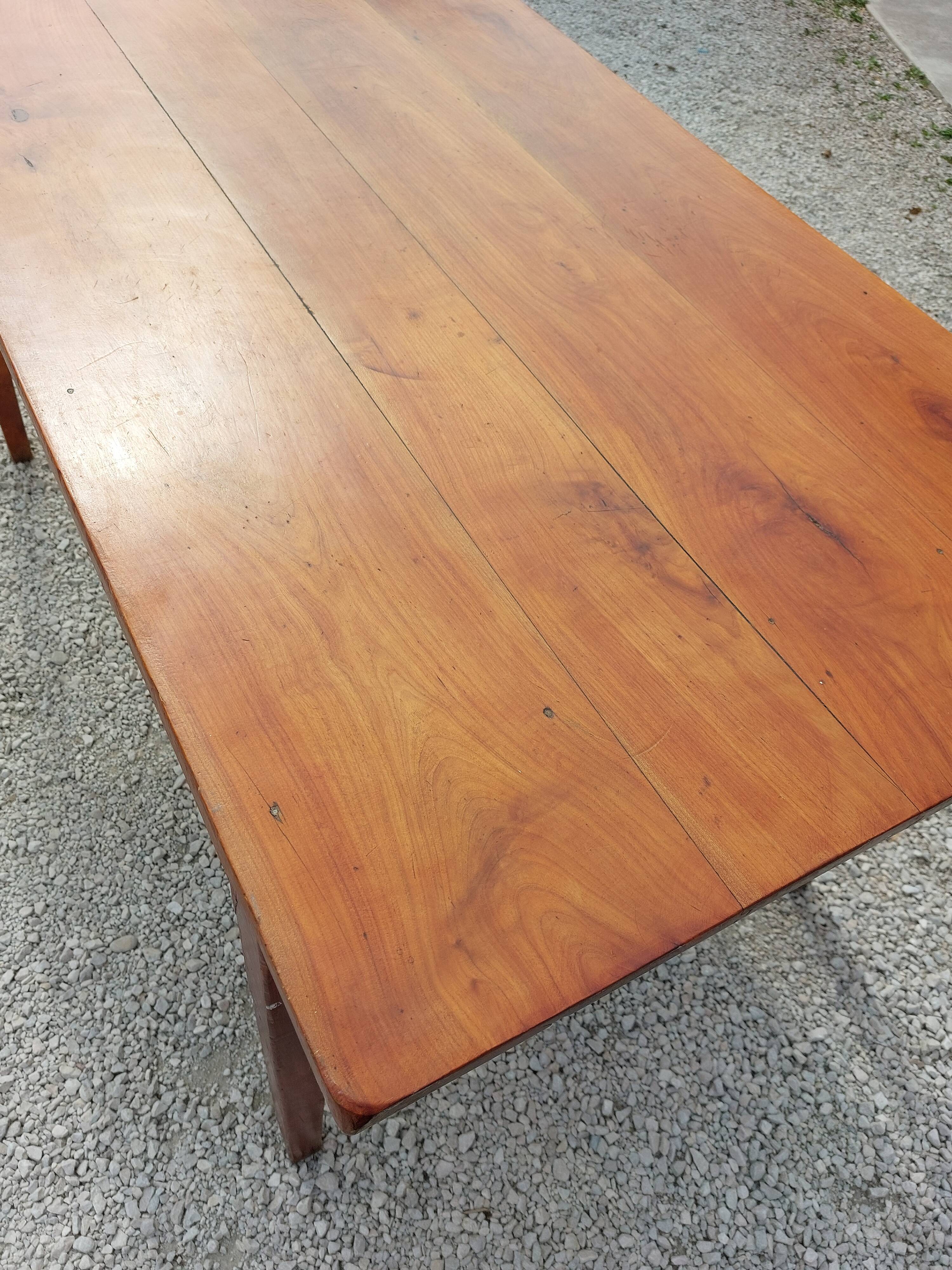 Cherry farm table 19th -1m50