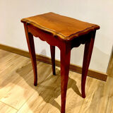 Duo de tables en merisier massif style Louis XV