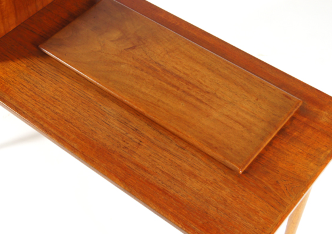 Danish vintage teak and oak desk