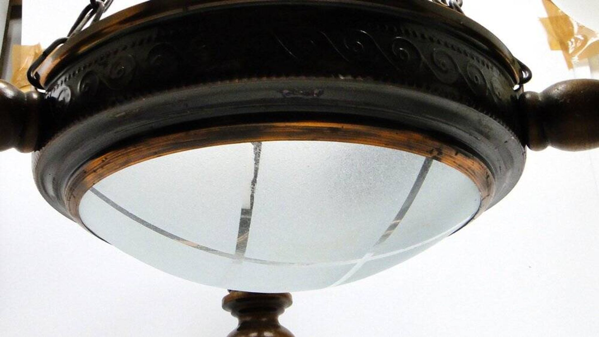 Chandelier du milieu du siècle, Pologne, années 1970