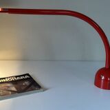 Lampe rouge Mario arnajoldi ed programmaluce design 1980
