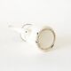 White and gold enamel French press