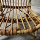 Fauteuil corbeille enfant en rotin