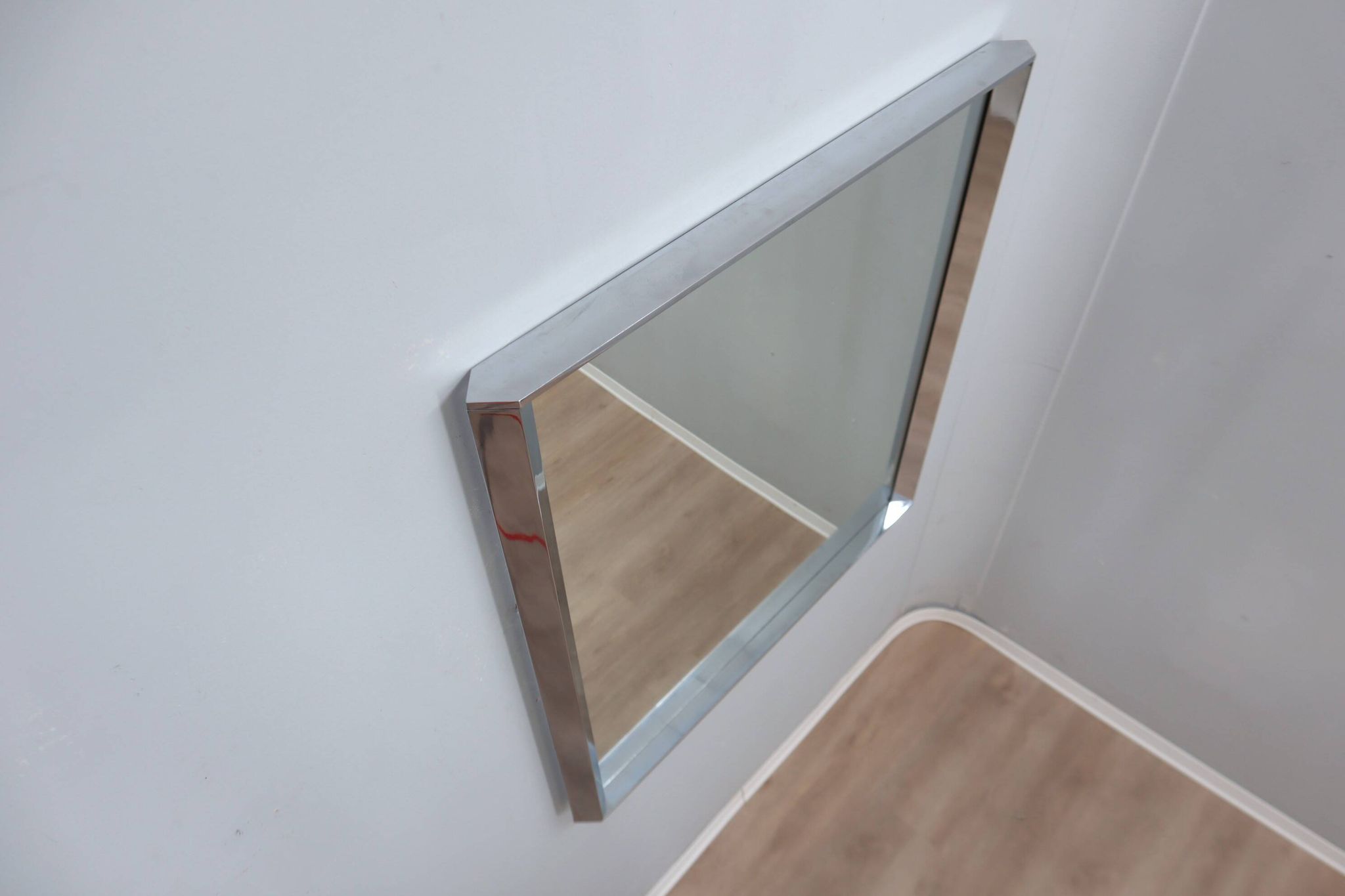 Miroir d'angle en forme de prisme triangulaire vintage des années 1970