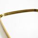 A pair of rare Mid Century "Münchener Zierspiegel" brass wall mirrors